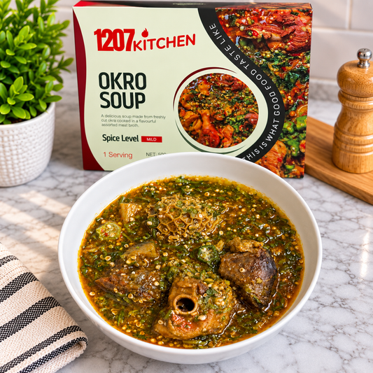 ASSORTED MEAT OKRO SOUP - Authentic Nigerian Ready Meal