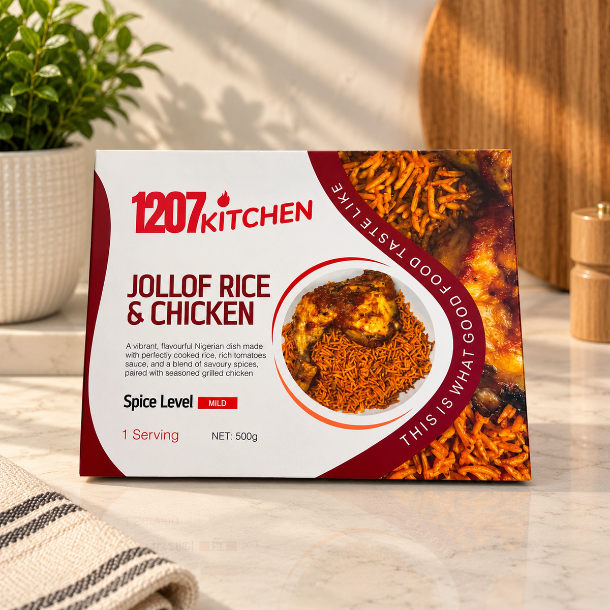 JOLLOF & CHICKEN  - Authentic Nigerian Ready Meal