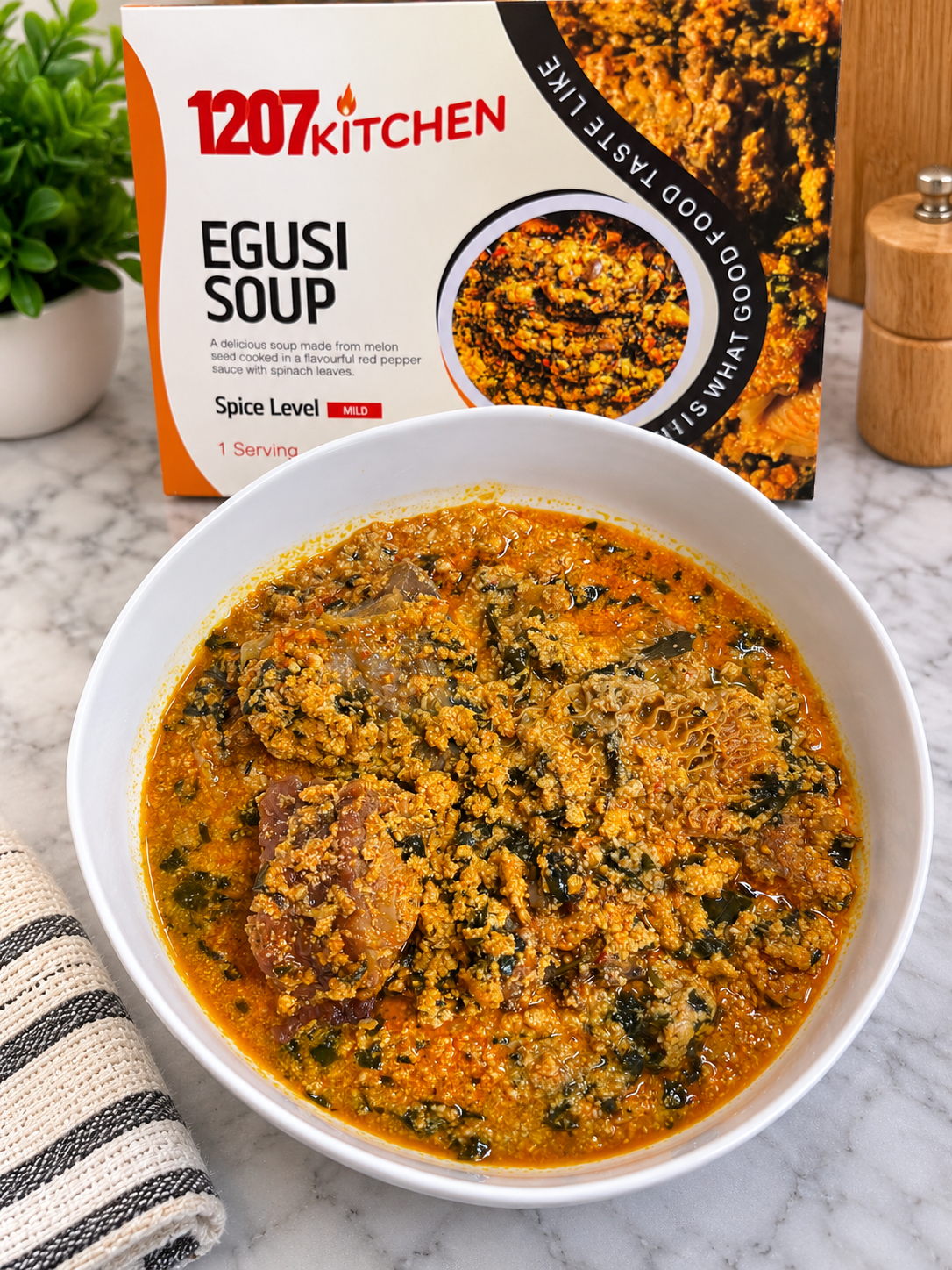 EGUSI SOUP - Authentic Nigerian Ready Meal